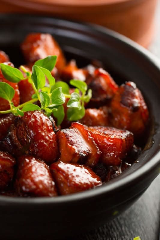 601_Braised Pork Belly with Sweetened Soy Sauce  红烧肉